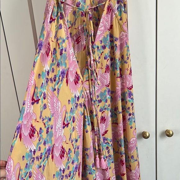 Raga Bagulaa Drawstring Halter Maxi Dress | Medium - Picture 6 of 6